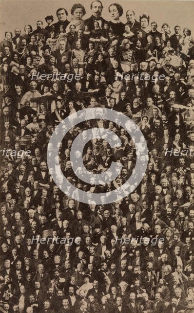 The Imperial Court of Napoleon III, ca. 1866, printed 1940s. Creator: André-Adolphe-Eugène Disdéri.