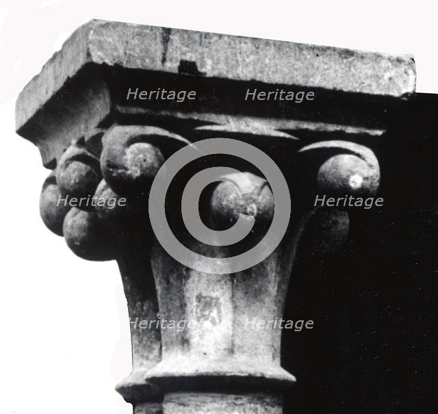 Double Column, French, 13th-14th century. Creator: Unknown.