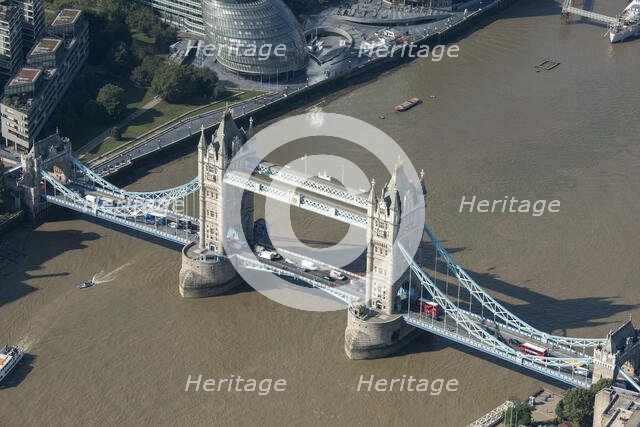 Tower Bridge, Southwark, London, 2021. Creator: Damian Grady.