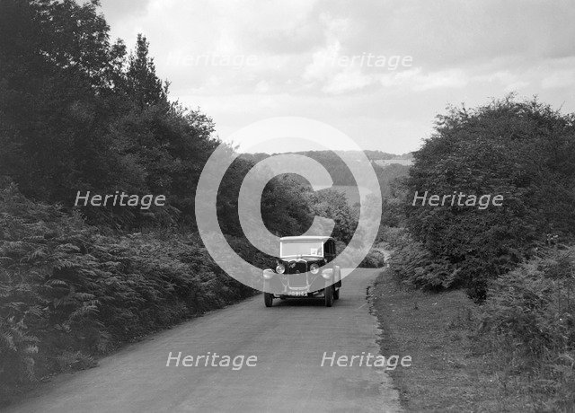 Austin 16/6 taking part in a First Aid Nursing Yeomanry trial or rally, 1931. Artist: Bill Brunell.