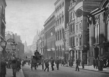 Cannon Street, looking west, City of London, c1910 (1911). Artist: Unknown.