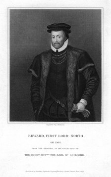 Edward North (c1496-1564), 1st Lord North, 1825.Artist: J Thomson