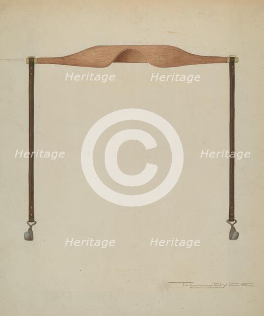 Shaker Yoke, 1935/1942. Creator: T. Joyce.