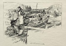 Le Marché aux Pommes, No. 1. Creator: Auguste Louis Lepère (French, 1849-1918).