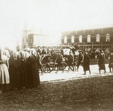 Burial of Edith Cavell, Brussels, Belgium, 1915. Artist: Unknown.
