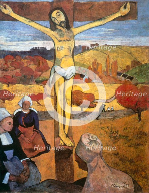 The Yellow Christ. Artist: Gauguin, Paul Eugéne Henri (1848-1903)