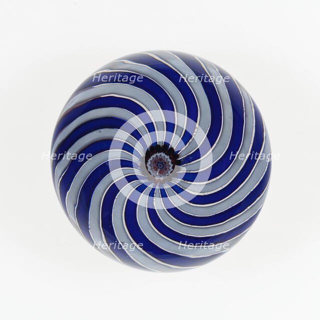 Paperweight, Clichy, c. 1845-60. Creator: Clichy Glassworks.