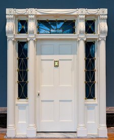 Doorway from the Isaac Gillet House, Painesville, Ohio, 1821. Creator: Jonathan Goldsmith (American, 1783-1847); Lewis Firm (American), and.
