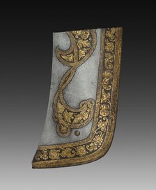 Pommel Plate of a Saddle (from the Garniture of Rudolf II), c. 1571. Creator: Anton Peffenhauser (German, 1525-1603).