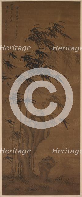 Bamboo in the Wind, 1724. Creator: Ma Yu (Chinese, active 1706-1724).