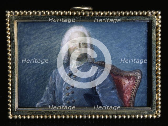 Portrait of Alexis Piron, c1760. Creator: Ecole Francaise.