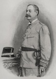 José Toral y Velázquez, Spanish general, last military governor of Santiago de Cuba, 1898.  Creator: Unknown.
