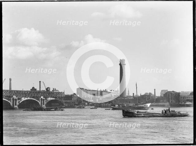 Shot Tower and Lead Works, Belvedere Road, Lambeth, Greater London Authority, 1936. Creator: Charles William  Prickett.