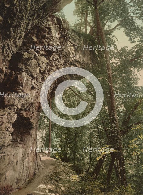 Niagara, footpath in Niagara Glen, c1898. Creator: Unknown.