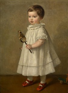 Maria Leys, the Artist's Daughter, 1855. Creator: Joseph Lies.