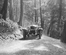 Bentley of SB Harris taking part in the North West London Motor Club Trial, 1 June 1929. Artist: Bill Brunell.