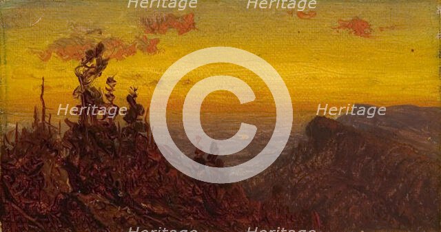 From the Shawangunk Mountains, 1823-1880. Creator: Sanford Robinson Gifford.