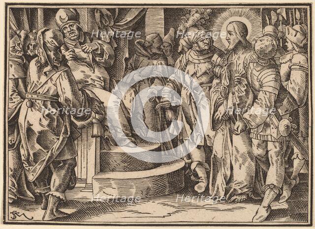 Christ Tells His Disciples of the Last Judgment, published 1630. Creator: Christoph Maurer.