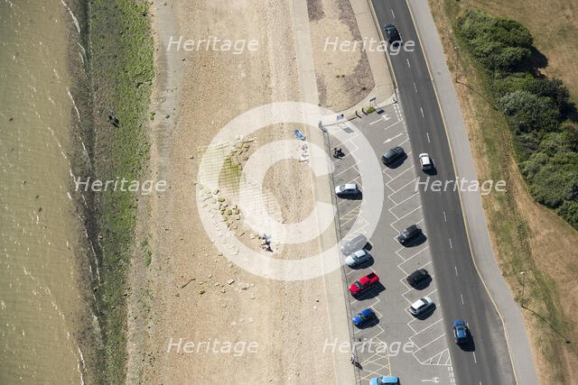 Remains of D-Day Embarkation Hard G2, Stokes Bay, Hampshire, 2018. Creator: Historic England.