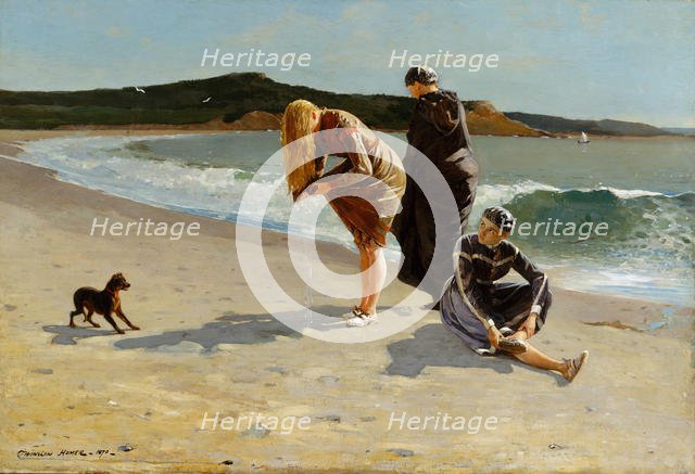 Eagle Head, Manchester, Massachusetts (High Tide), 1870. Creator: Winslow Homer.