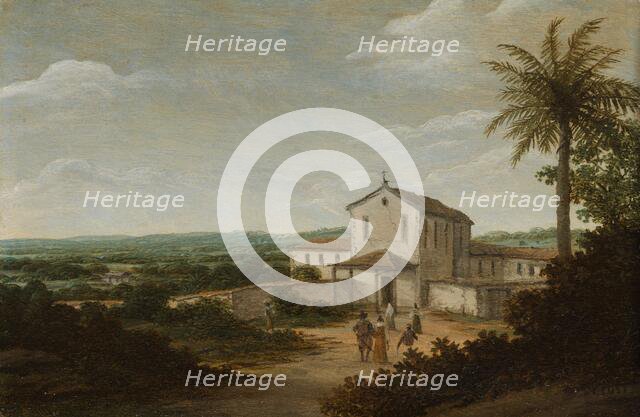 Church Building in Brazil, 1675-1680. Creator: Frans Post.