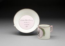 Cup and Saucer, Meissen, 1797. Creator: Meissen Porcelain.