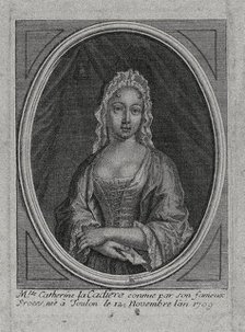Portrait of Marie Catherine Cadière (1709-1731). Creator: Anonymous.