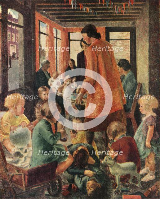 'Evacuee Play Centre', c1943.  Creator: Elise Dalton Hewland.