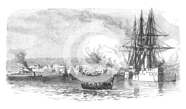 'Suakim, from the Sea', c1885. Artist: Unknown.