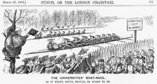 'The Universities' Boat-Race', 1883. Artist: Unknown