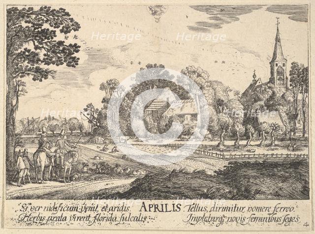 April, 1628-29. Creator: Wenceslaus Hollar.