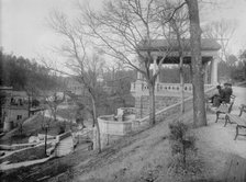 Steps and Pavilion, Government Reservation, Hot Springs, Ark, between 1900 and 1906. Creator: Unknown.