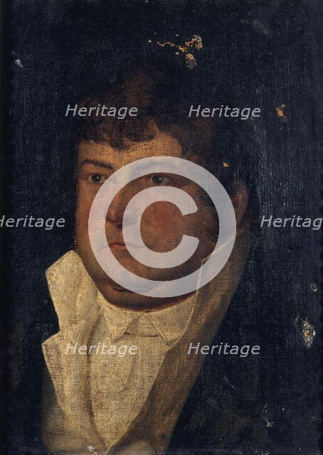 Portrait thought to be Georges Cadoudal (1771-1804), Chouan leader and conspirator, c1795-1805. Creator: Unknown.