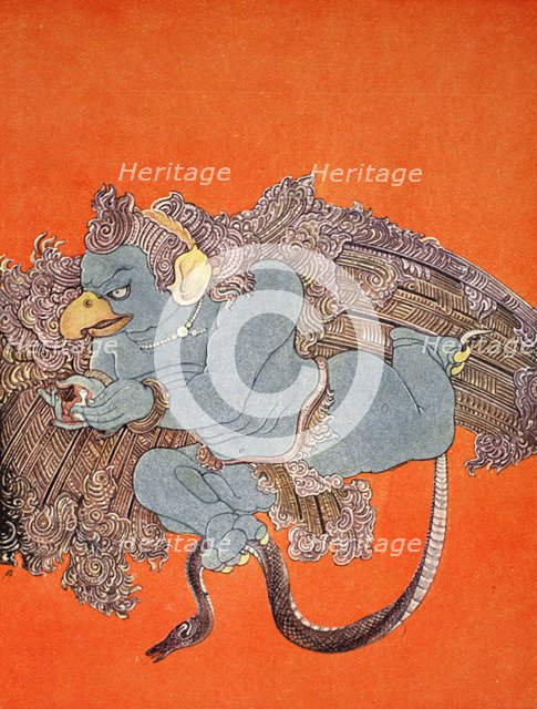 Garuda, 1913.  Artist: Nandalal Bose