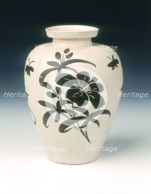 Jizhou stoneware vase, Southern Song dynasty, China, 12th-13th century. Artist: Unknown