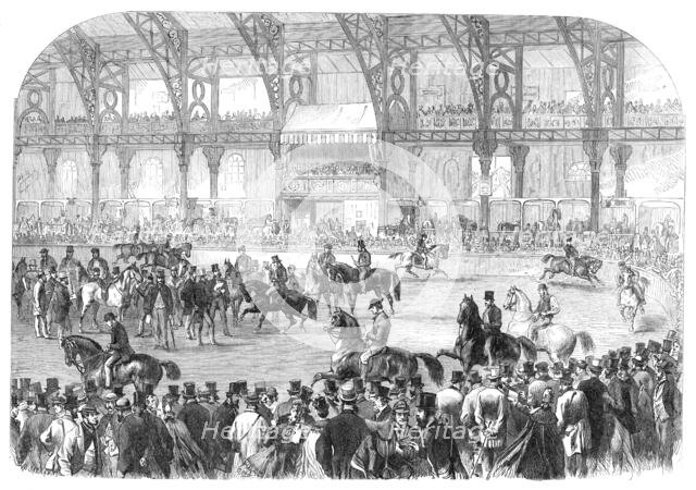 The Horse Show in the Agricultural Hall, Islington, 1864. Creator: Mason Jackson.