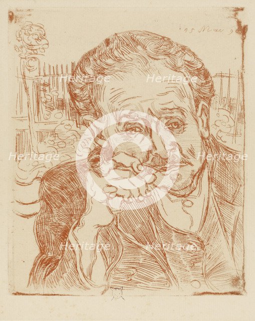 L'Homme à la pipe (Portrait of Dr. Gachet), 1890.
