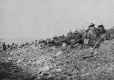 'Une semaine de combats sur la rive gauche de la Meuse; 12 mars. --Nos soldats..., 1916. Creator: Unknown.