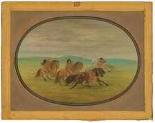 Camanchee Horsemanship, 1861/1869. Creator: George Catlin.