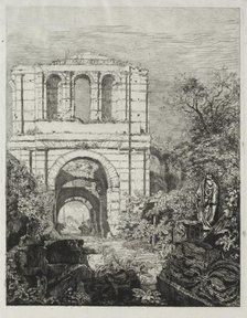 Ruines du Palais Lallien. Creator: Maxime Lalanne (French, 1827-1886).