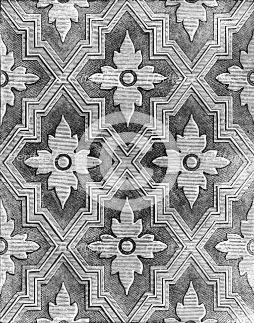 The International Exhibition - Wallpaper by Messrs. Scott, Cuthbertson and Co., 1862.  Creator: Unknown.