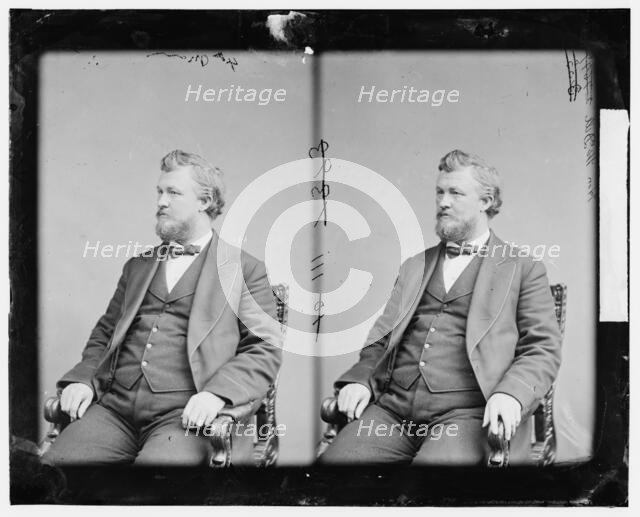 James Wilson McDill of Iowa, between 1865 and 1880. Creator: Unknown.