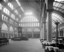 Interior of the Corn Exchange, Mark Lane, London. Artist: Bedford Lemere and Company