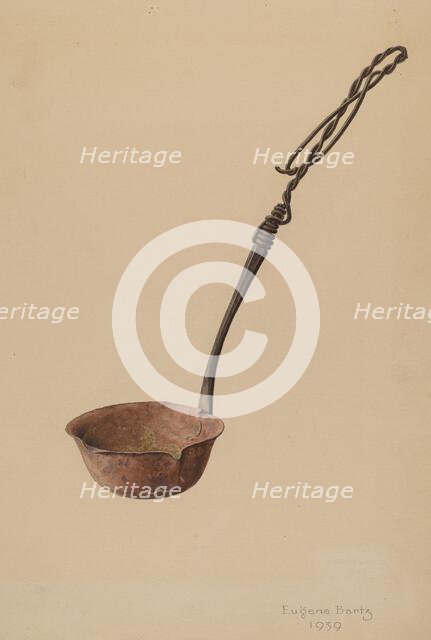 Melting Ladle, 1939. Creator: Eugene Bartz.