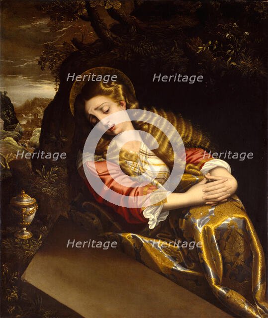 Saint Mary Magdalene at the Tomb, c. 1550-1600. Creator: Anonymous.