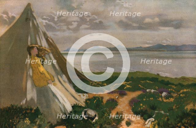 'A Breezy Day: Howth Head', early 20th century, (c1930).  Creator: William Newenham Montague Orpen.