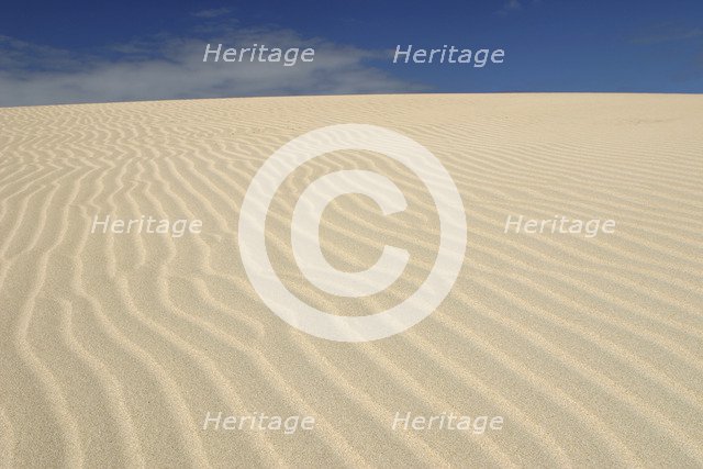 Sand Dunes, Corralejo, Fuerteventura, Canary Islands.