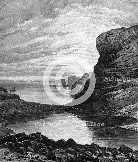 Sketches from H.M.S. Challenger, by Mr. J. J. Wild: Christmas Harbour, Kerguelen Island, 1876. Creator: Unknown.