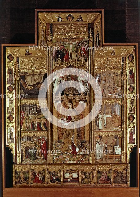 Altarpiece of St. Ursula, from the parish church of Cubells (Lleida).