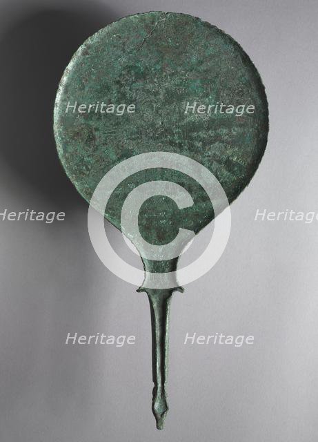 Mirror, 300-100 BC. Creator: Unknown.